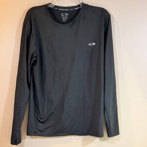 C9 by Champion Long Sleeve Shirt Mens XL Black Duo Dry Power Gym Workout